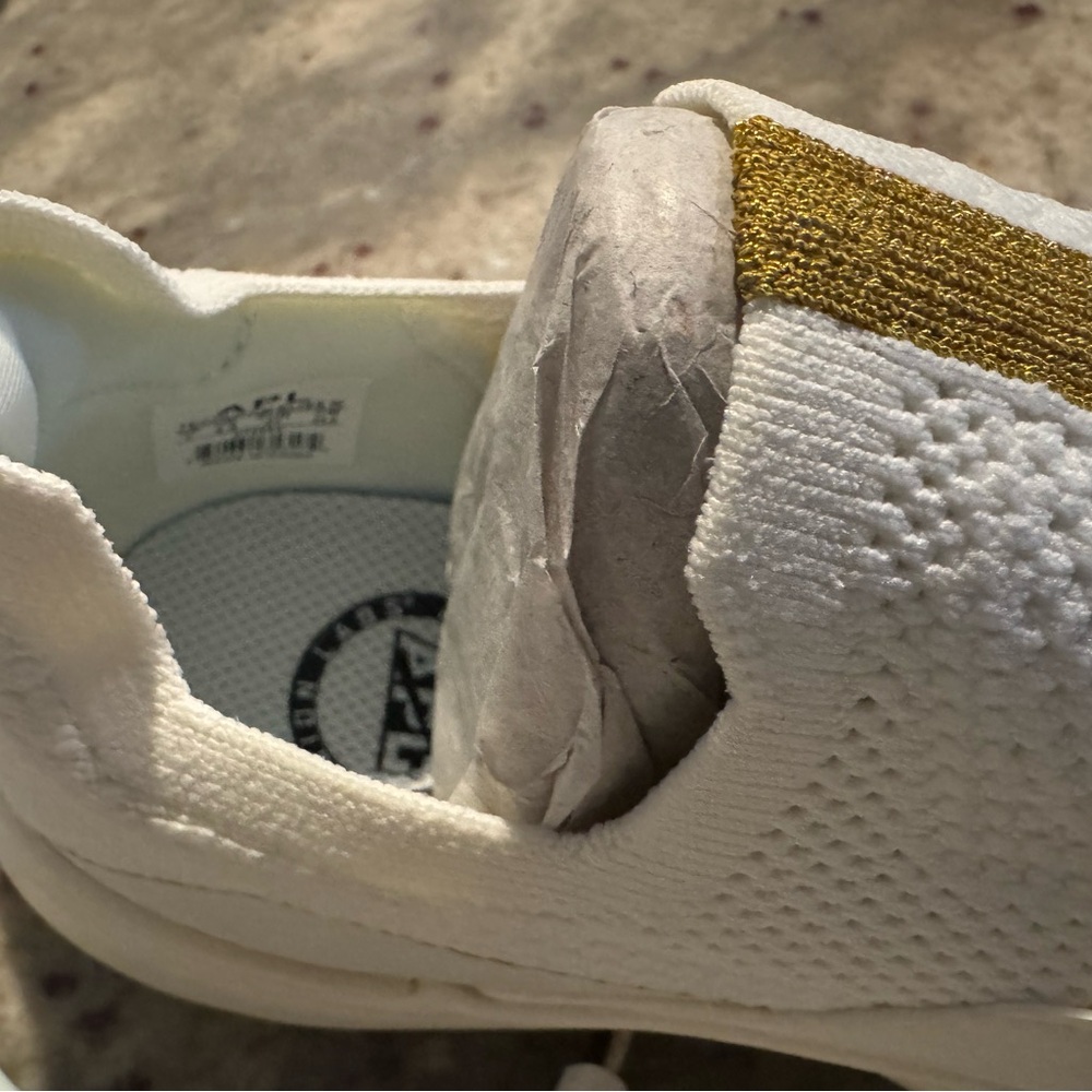 APL Ivory and Gold TechLoom Bliss Sneakers - Picture 2 of 10